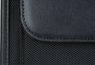 Produktbild von Wedo 58 5101, Leder, Nylon, Schwarz, A5, 2 Taschen, Visitenkarte, 263 mm