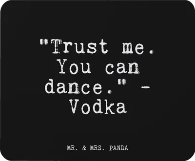 Produktbild von Mr. & Mrs. Panda Mauspad "Trust me. You can... - Schwarz - Geschenk, Glizer Spruch Sprüche Weisheiten Zitate Lustig Weisheit Worte, pc, mousematte, Freundin, Trauzeugin