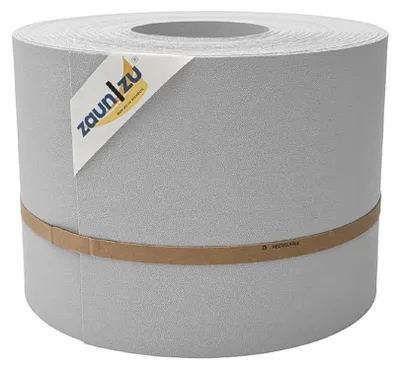 Produktbild von Sichtschutzstreifen zaun|zu PREMIUM 35m Rolle PP Zaunblende für Doppelstabzaun Lichtgrau, 35m
