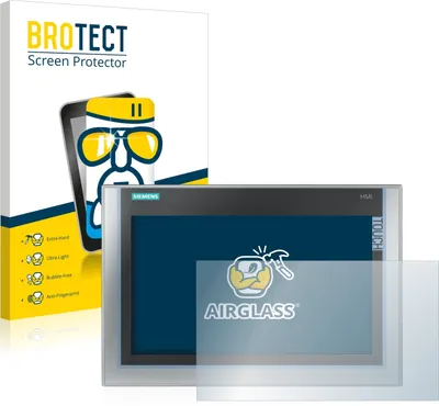 Produktbild von BROTECT Schutzglas für Siemens Simatic HMI TP 1200 Comfort Inox Schutzfolie Panzer Folie Glas Display Schutz klar