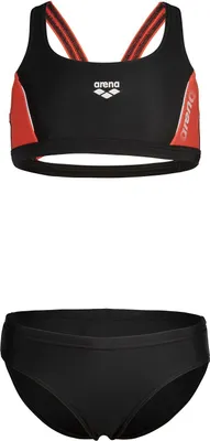 Produktbild von Arena G Thrice Jr Two Pieces R Black-Calypso Coral-White 128