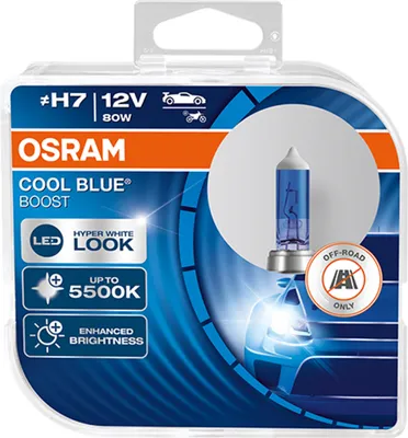 Produktbild von Osram Cool Blue Boost H7 12V 80W PX26d 2 Stück