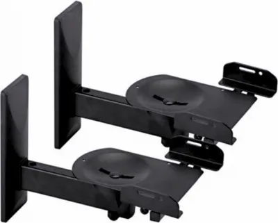 Zdjęcie produktu dla AQvision BR03AS, Ściana, 25 kg, Metal, Czarny, Ściana, -7 - 7°