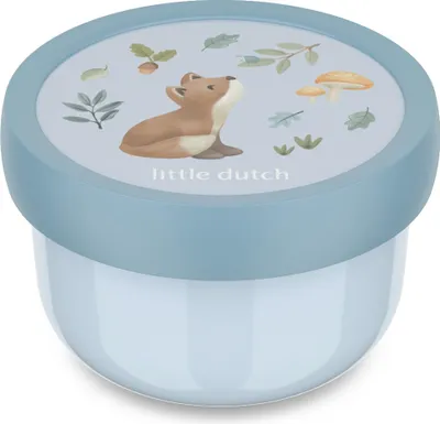 Produktbild von Mepal - Obstbox Campus - Snackbox für Kinder Little Dutch - Spülmaschinen- und mikrowellenfest - BPA-frei - 300 ml - Forest Friends