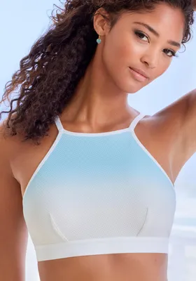 Produktbild von VIVANCE Bralette-BH weiß-blau Größe S/38