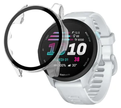 Produktbild von Hülle für Garmin Forerunner 70 / Forerunner 170 / Forerunner 170 Music - Transparent Hartschutz Displayschutzfolie Phonillico®