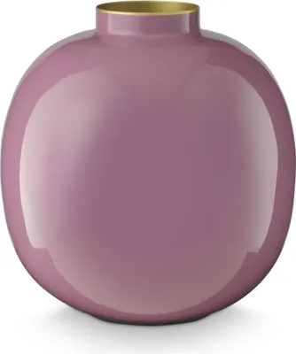 Produktbild von Pip Studio Vase Metal Lilac 23cm