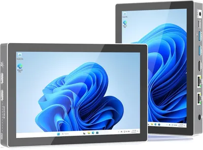 Imagen del producto de Mini PC con pantalla táctil de 7 pulgadas, procesador Intel de 12ª generación N95, 8 GB de RAM, 128 GB de almacenamiento eMMC y sistema operativo Windows 11 Pro