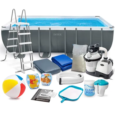 Produktbild von Rahmen-Gartenpool 549 x 274 x 132 cm 18-in-1 INTEX 26356