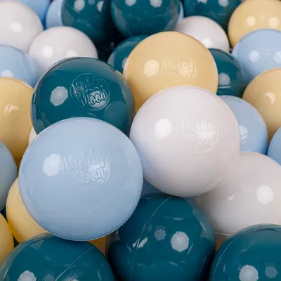 Produktbild von KiddyMoon Mehrfarbige Plastikbälle 200 ∅7cm Bälle Und Spielbälle Für Bällebad Für Babys Und Kinder