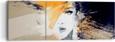 Produktbild von Bild auf Leinwand - Leinwandbild - Abstraktion Frau - 90x30cm - Wand Bild - Wanddeko - Wandbilder - Leinwanddruck - Bilder - Kunstdruck - Wanddekoration - Leinwand bilder - Wandkunst - CA90x30-3656