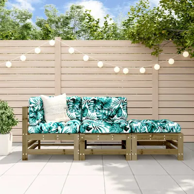 Produktbild von Ankonbej 3-tlg. Garten-Lounge-Set Kiefernholz Imprägniert