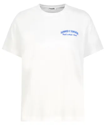 Produktbild von Sublevel Bequemes Shirt Kurzarm Printdesign Rundhalsausschnitt Größe: XS