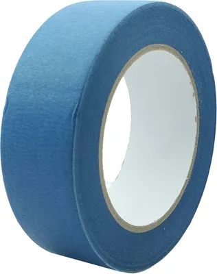 Produktbild von Profi Feinkreppband Blau 38mm x 50m für präzise Malerarbeiten und saubere Kanten - 1 Rolle