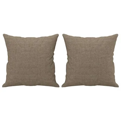 Immagine prodotto di vidaXL Cuscino decorativo 2 pz. Tessuto Taupe 40x40 cm