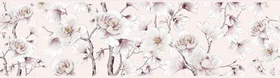 Produktbild von Sanders & Sanders selbstklebende Tapetenbordüre Blütenzweige Beige und Hellrosa 10 x 500 cm