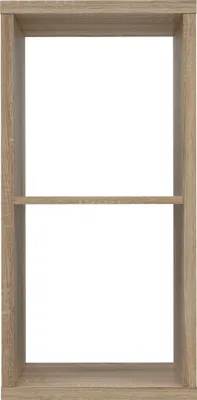 Produktbild von Raumteilerregal >MAURO< in Sonoma Eiche Nachbildung - 39,5x72,8x32,9cm (BxHxT)