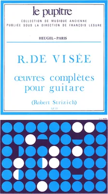 Produktbild von Oeuvres completes pour guitare