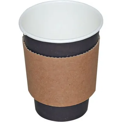 Immagine prodotto di Hygostar 40219 Bechermanschetten für 200 ml Heißgetränkebecher Pappe