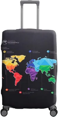 Imagen del producto de Funda elástica para maleta, 1 unidad, talla M, para maletas