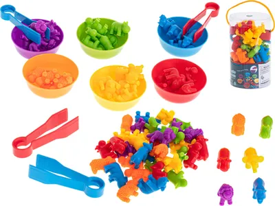 Obrázok produktu pre KIK KX5698 Zvieracie safari vzdelávacie učenie počítania montessori 36ks