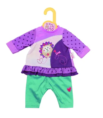 Produktbild von Dolly Moda Summerdress+Leg. 2 ass. 43cm, Puppen-Kleiderset, 3 Jahr(e), 80 g