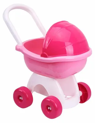 Imagen del producto de Solidchoice: Carrito de muñecas rosa para niñas