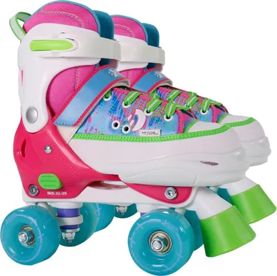 Produktbild von Best Sporting 30105 - Rollschuhe pink/bunt