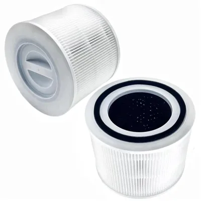 3-in-1 True HEPA-Filter für LEVOIT CORE 300/300S, 2er-Pack