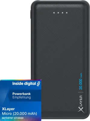 Produktbild von Xlayer Powerbank Micro 20000mAh Akku schnelles Aufladen externes Ladegerät