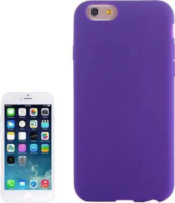 Produktbild von Apple iPhone 6 Handy Hülle Silikon Lila / Violett