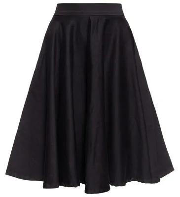 Produktbild von Queen Kerosin Denim Tellerrock - Full Circle Black XXL
