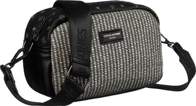Produktbild von David Jones | Kleine Posttasche, aus ökologischem Leder, für Frauen, Schwarz, 22x14x8 cm