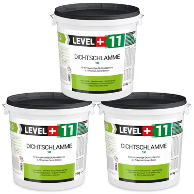 Produktbild von Dichtschlämme 1K Balkon Trockener 75Kg Keller Terrasse Dusche Bad Aussen L+11