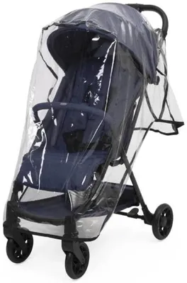Obrázok produktu pre Univerzálna plachta na ochranu kočíka – ochranná plachta na kočík – ochrana pred počasím – rýchle upevnenie – 80 x 85 cm – priehľadná