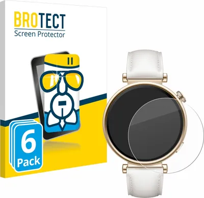 Produktbild von 6x BROTECT Schutzglas für Huawei Watch GT 4 (41mm) Schutzfolie Panzer Folie Glas Display Schutz klar