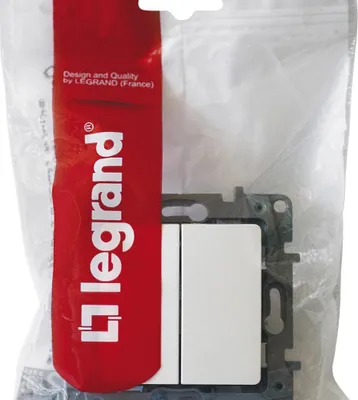 Immagine prodotto di LEGRAND 664702 Doppio commutatore 10AX