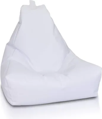 Produktbild von Ecopuf, Keiko Sitzsack, Pouf Sessel Outdoor, Bean Bag, Weiß Nc3, Mittelgroß
