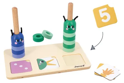 Obrázek produktu pro Janod Pedagogika Naučte se počítat a porovnávat