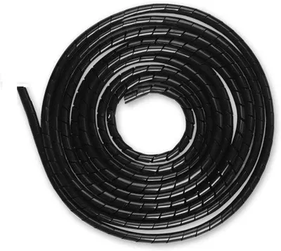Produktbild von Famanu Kabelschlauch 6m, flexibel, schwarz, für Kabeldurchmesser 4-60mm