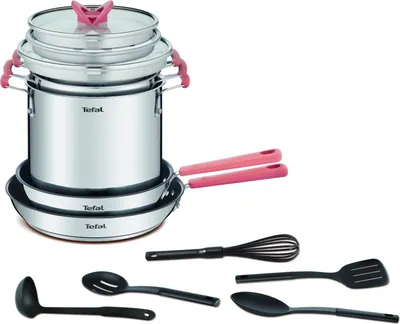 Zdjęcie produktu dla TEFAL G721SD74 Opti'Space Zestaw Garnków i Patelni 13 elementów