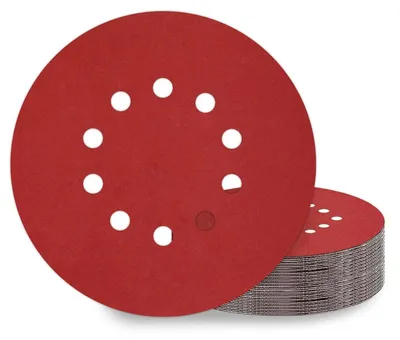 Productafbeelding van Schuurpapier, 25 stuks, 225 mm, met klittenband, korrel P800, 10 gaten, voor gipsplaat schuurmachines