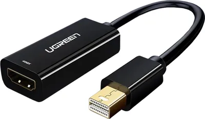 Produktbild von Ugreen Md112 10461 Mini Displayport (Stecker) / Hdmi (Buchse) Fhd 1080P Adapter - Schwarz