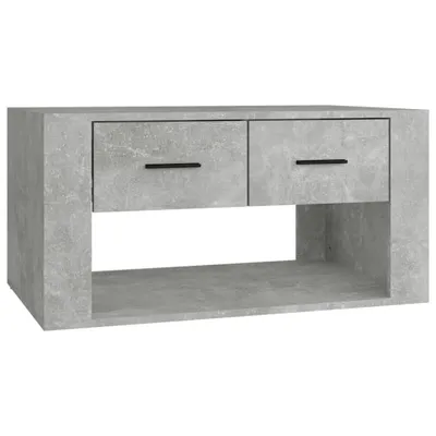 Zdjęcie produktu dla vidaXL Stolik kawowy betonowy szary 80x50x40 cm materiał drewnopochodny