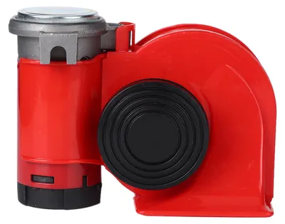 Zdjęcie produktu dla 12V, 120dB, kompaktowa, głośna syrena alarmowa, klakson samochodowy/motocyklowy, tzw. "ślimak"