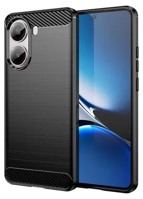 Zdjęcie produktu dla Etui Carbon Shield do Xiaomi Poco X7 Pro - Luksusowa Ochrona w Czerni KP36552