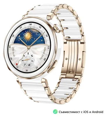 Produktbild von Huawei Watch GT 5 Pro 42mm ceramic white