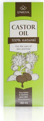 Produktbild von 100% Naturprodukt Castor Oil Rizinusöl für Haut und Haar. 150 ml – Es wird verwendet, um volleres und festeres Haar zu erhalten.