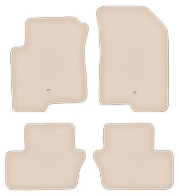 Produktbild von DURBAN Beige Velours-Fußmatten-Set für Dodge Caliber Schrägheck (2006-2011)