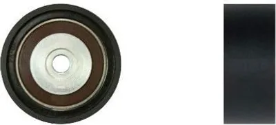 Produktbild von DENCKERMANN P326012 Umlenkrolle Keilrippenriemen für RENAULT CLIO II (BB0/1/2, CB0/1/2) KANGOO (KC0/1) für DACIA SANDERO II